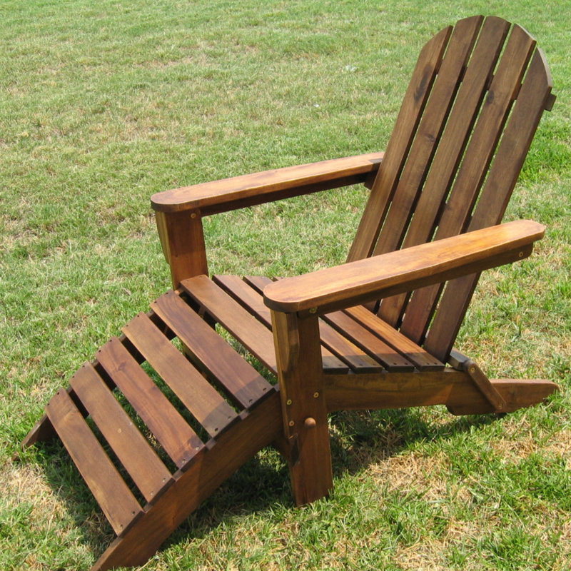 Aryaveer Adirondack Chair with Ottoman