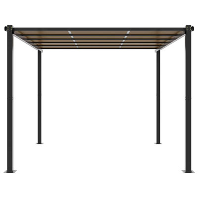 Garden Gazebo Anthracite 3X3 M Aluminium