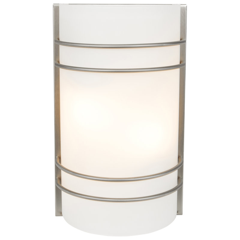 Rogowski Flush Mounted Sconce, LED, E - 26, Brushed Steel