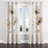 Andrenette - Floral Grommet Curtain - Velvet Room Darkening - 1 Panel-514681427-513893847