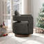 Fauteuil demi-tonneau moderne pivotant avec dossier ouvert-1256792938