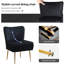 Chaise d'appoint d'appoint avec pieds dorés-1611244172