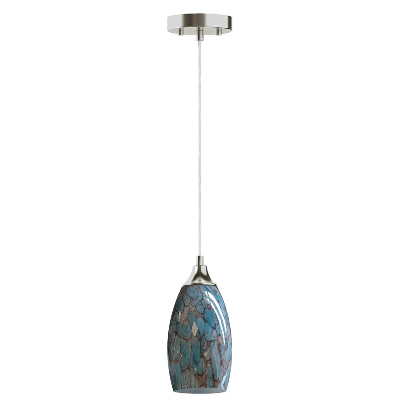 Luminaire suspendu en verre 71,4 po