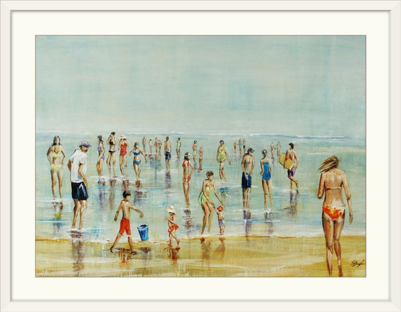 «Alpert 'Tides Out» par Farrell Douglass, reproduction d'art, H 22 po x l 30 po x P 1,5 po, Toile