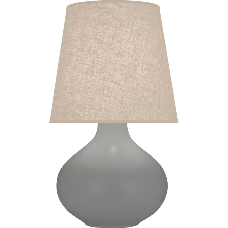 Petite lampe d'appoint June, Taupe fumé mat, H 30,75 po x l 18 po x P 18 po, Buff