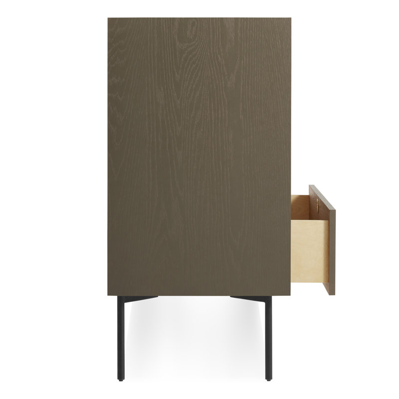 Peek 60'' W 6 - Drawer Dresser, Dark Olive