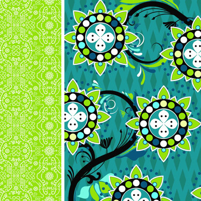 Lime Botanicals - impression sur toile tendue