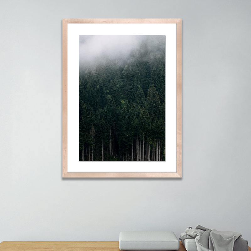 Rolling In 1 Print by Michael Schauer, 72" H x 50" W x 2.5" D, Natural