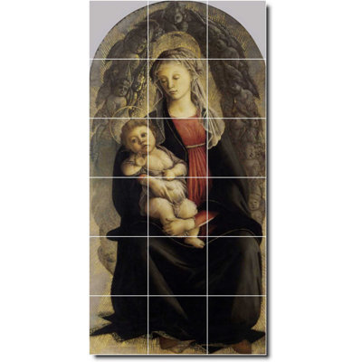 Carreau de céramique décorative 12,75 po x 25,5 po 4,25 po x 4,25 po