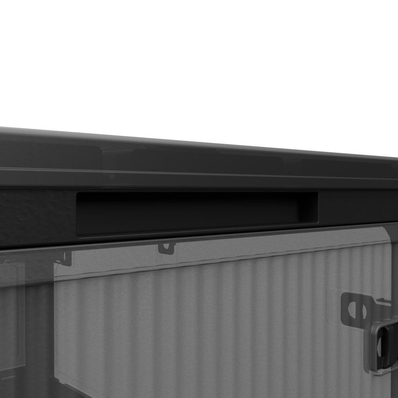 4 Tier Plastic Stackable Storage Organizer, Black, 4