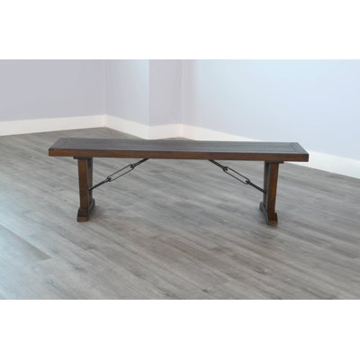 Ameet Solid Wood Bench
