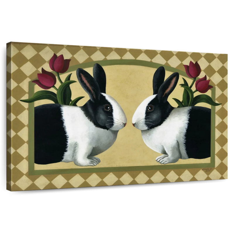 Brampt Rabbit Bunnies, 24" H x 36" W