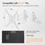 VonHaus Single Screen Wall Mount