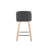 Arabelle Swivel Upholstered Faux Leather Counter Stool-90148774