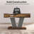 35.4" Farmhouse Square Coffee Table