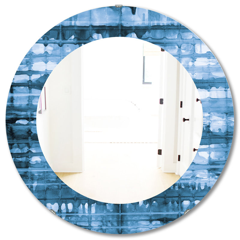 Miroir géométrique, H 23,6 po x l 23,6 po