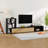 126'' Extendable TV Stand With 3 Tier Bookshelves For Tvs Up To 110'', Adjustable Entertainment Center With Storage Cabinets-1250708403