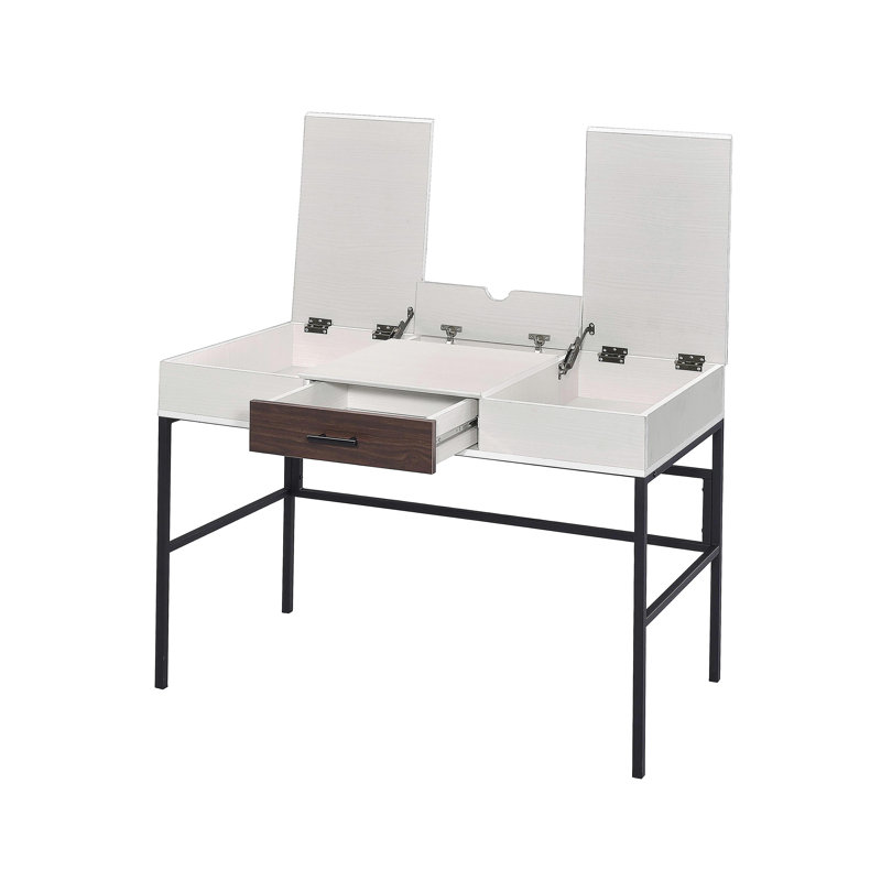 Bureau d'écriture Verster, Blanc/Noir
