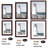 20 Pack Picture Frames Collage Wall Decor Wall Frame Set For Gallery Wall Decor, Hanging Or Tabletop Display, Assorted Picture Frames Including 8X10, 5X7, 4X6 Family Photo Frames, Brown