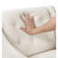 Chaise beige contemporaine avec structure en contreplaqué et tissu de revêtement texturé-242813956