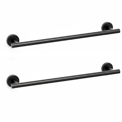 30'' Wall Mounted Towel Bar Towel Holder in Stainless Steel - 2 PACK