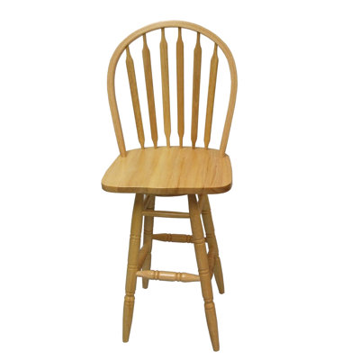 Asim Counter Stool with Solid Wood Frame