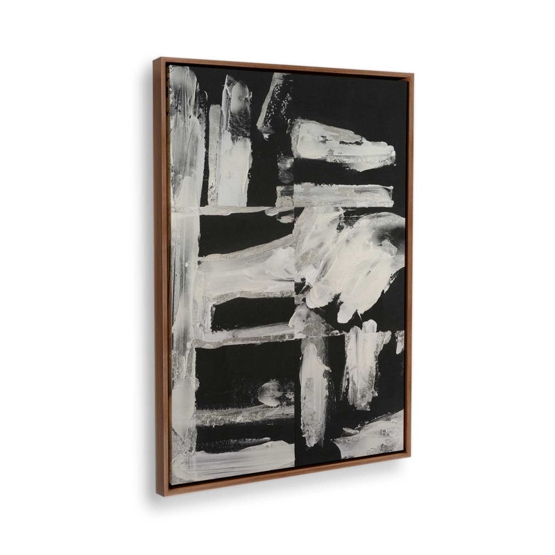 «Structural Dissonance I» par Melissa Wang, reproduction d'art sur toile, Brun, H 18 po x l 12 po