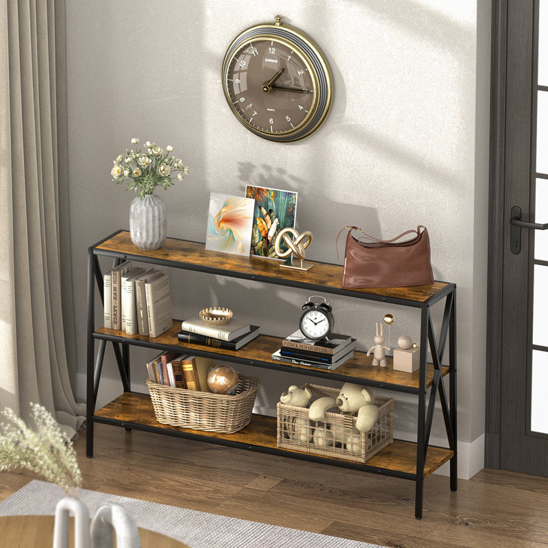 Console Lynise, Noir / brun