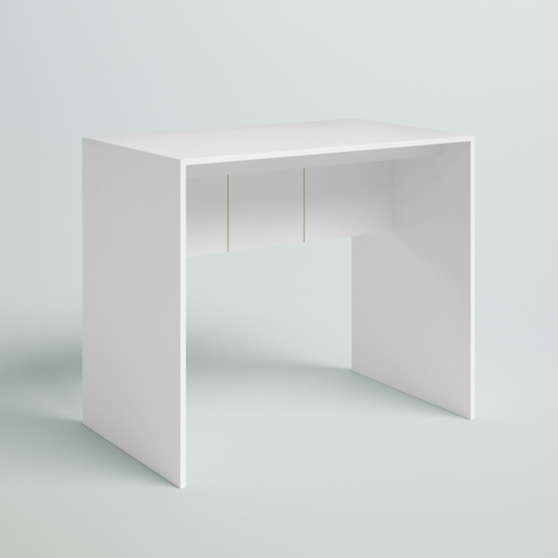 Albritton Desk, Gray, 30" H x 35.4" W x 21.3" D