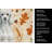 Standard White Poodle Heirloom Fall Kitchen Towel-1218231171
