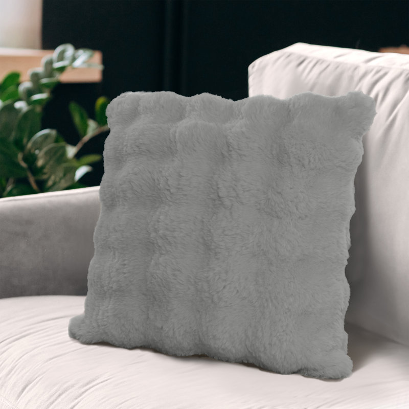 Coussin Bubble, Gris