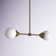 Rabehi 2 - Light Dimmable Sputnik Modern Linear Chandelier