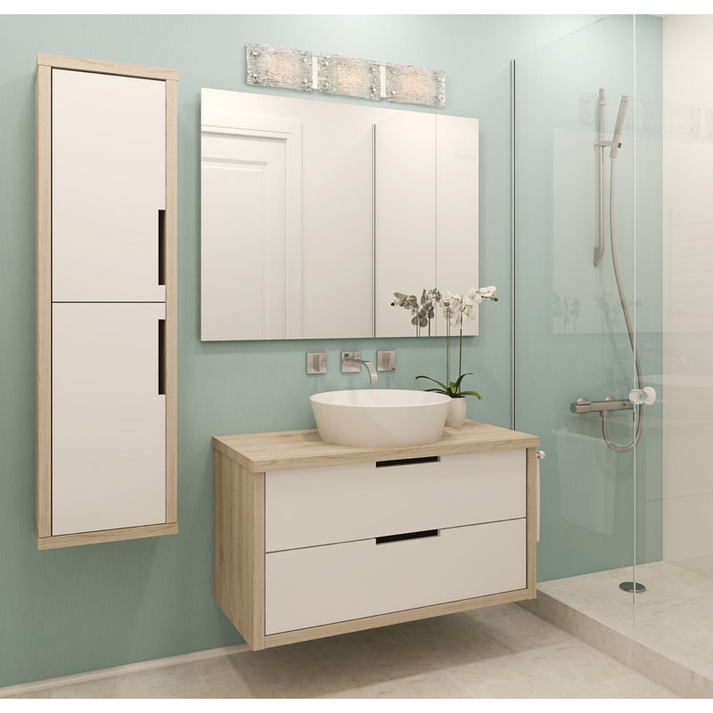 Amesbury 3 - Light Dimmable LED Vanity Light