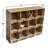 Breckenridge 12 Piece Pine Cube Shelf