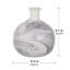 Vase Svirla - tourbillon noir et blanc