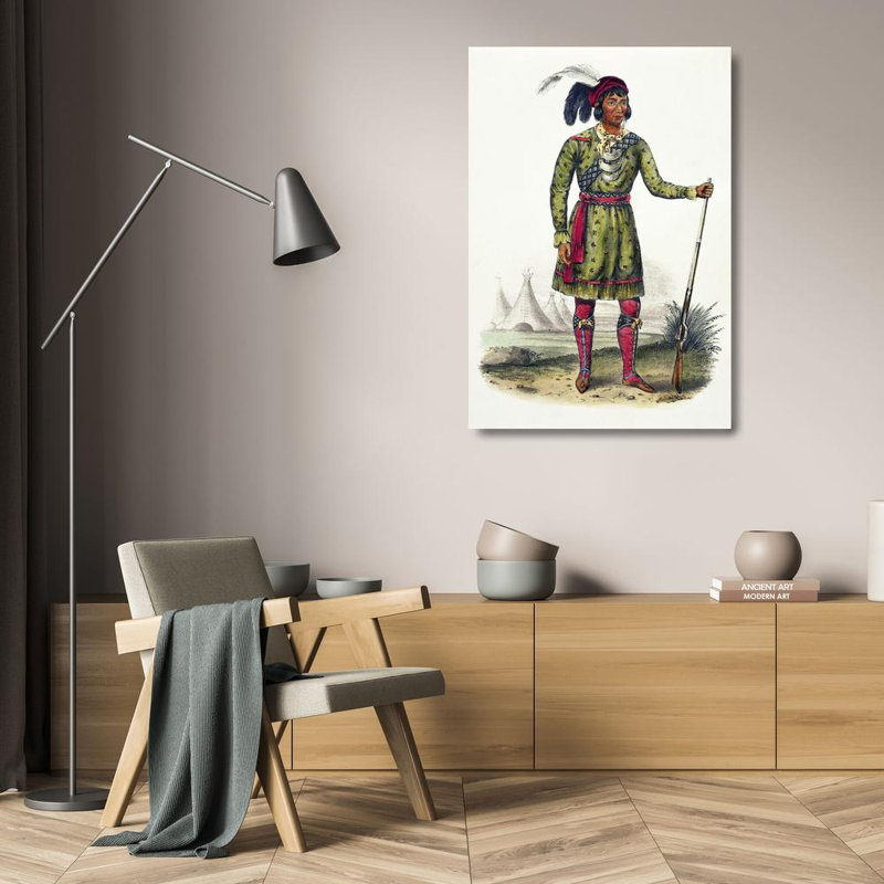 Art sur toile tendu avec Alcott Hill® McKenney, Thomas Lorraine Gallery: Osceola, a Seminole leader 278537, H 24 po x l 18 po