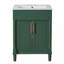Meuble-lavabo élégant avec lavabo en céramique intégré et grand espace de rangement-2092813286