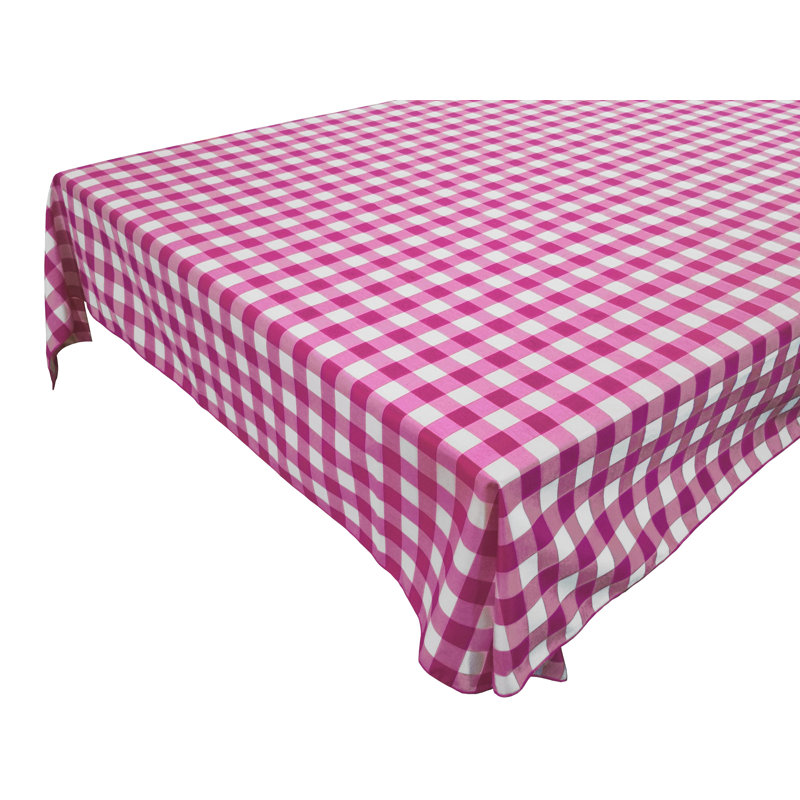 Nappes Gingham, L 120 po x l 58 po, Fuchsia