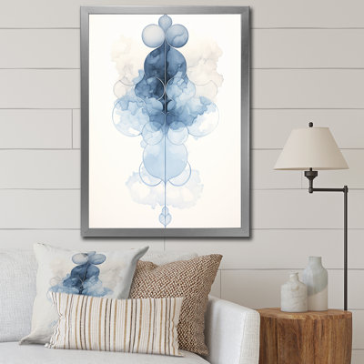 «Ethereal Blue Watercolor Bliss I», reproduction d'art abstrait