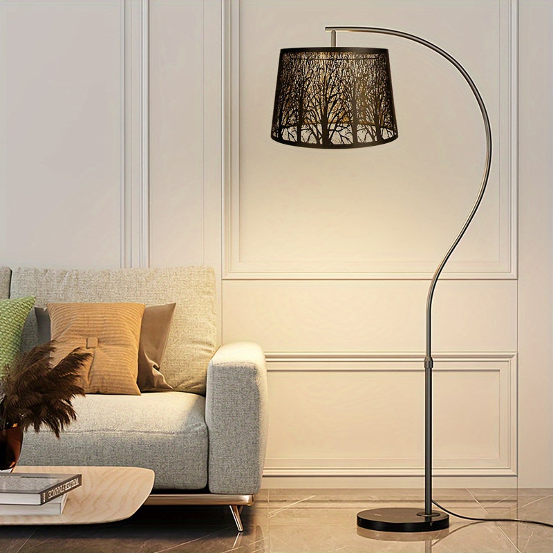 Abat-jour noir en métal pour lampe de table Spider