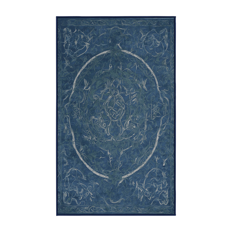 Tapis gris lavable à la machine, Rectangle 8 pi x 12 pi