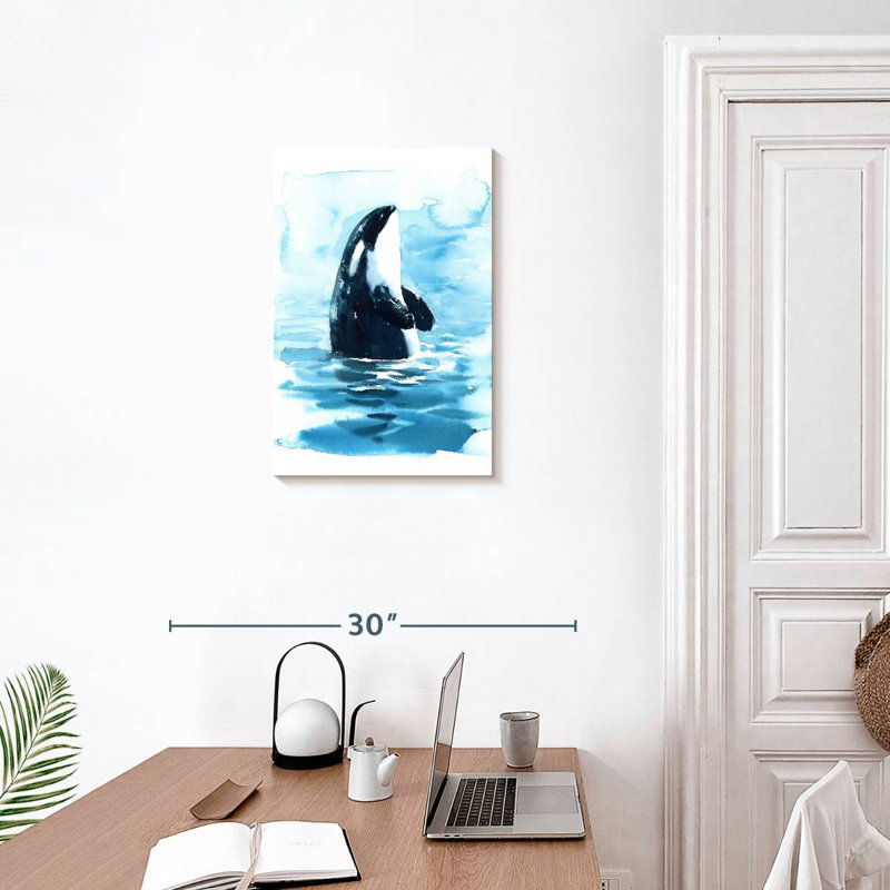 Brampt Ocean Surface Orca, 24" H x 16" W
