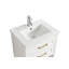 Ensemble de meuble-lavabo simple 24 po 24 po-1524469742
