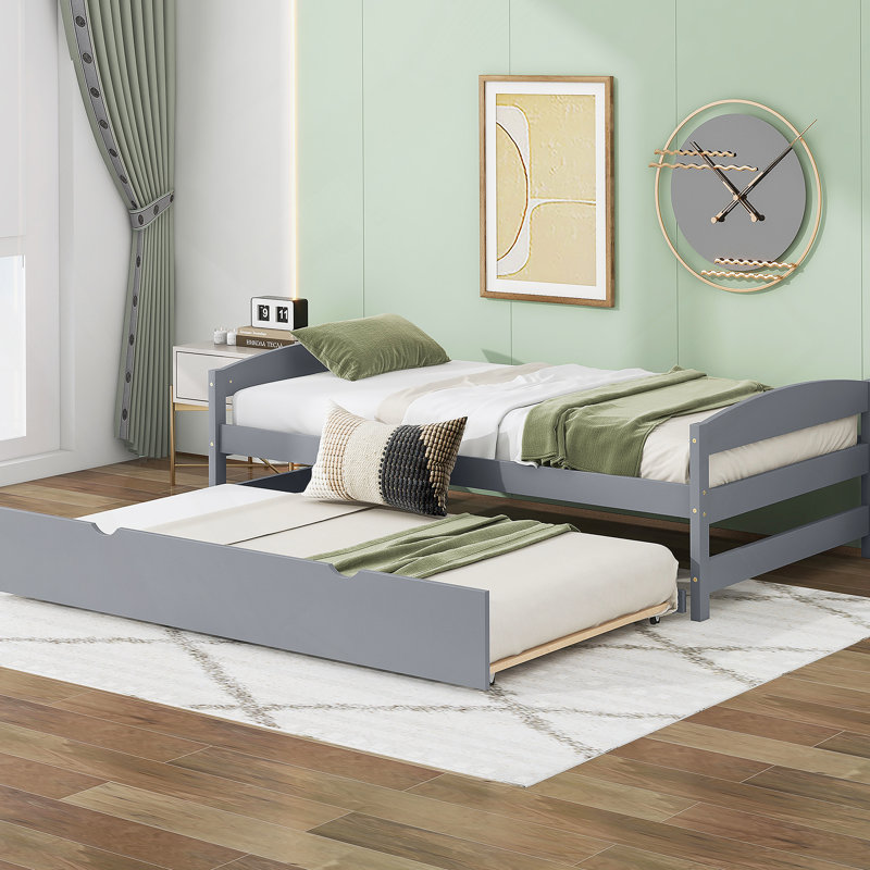 Lit plateforme polyvalent avec lit gigogne pour une utilisation accrue de l'espace et une expérience de sommeil confortable