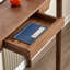 Console brune de style chinois simple-1653459104