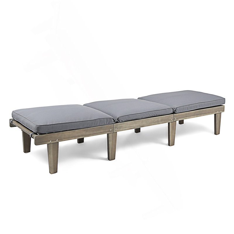 Chaise longue avec coussin