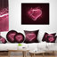 Happy Valentines Day - Coussin imprimé abstrait-29347907-89817182