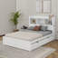 Lit plateforme double avec tablettes coulissantes, lit gigogne et tiroirs-1334713956