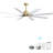 66 Inch Low Profile Abs Ceiling Fan With Dimmable Lights And Smart Remote Control 6 Speed Reversible Noiseless Dc Motor For Indoor-901056321-901056323