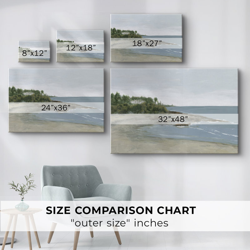 Tidal Sands I -Gallery Wraraped Cavas, 18 x 27
